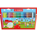 Stabilo Trio A-Z Fibre Tip Pens Wallet 30 49729 - SuperOffice