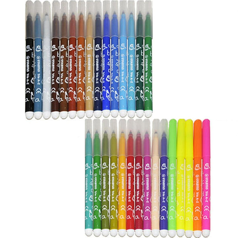 Stabilo Trio A-Z Fibre Tip Pens Wallet 30 49729 - SuperOffice