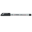 Stabilo Universal Overhead Projector OHP Soluble Marker Pen Medium Black Box 10 0077470 (Box 10) - SuperOffice