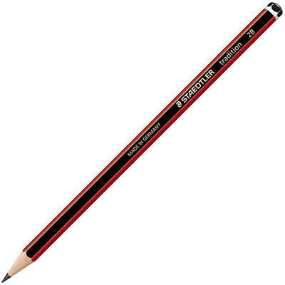 Staedtler 110 Tradition Graphite Pencils 2B Box 12 110-2B - SuperOffice