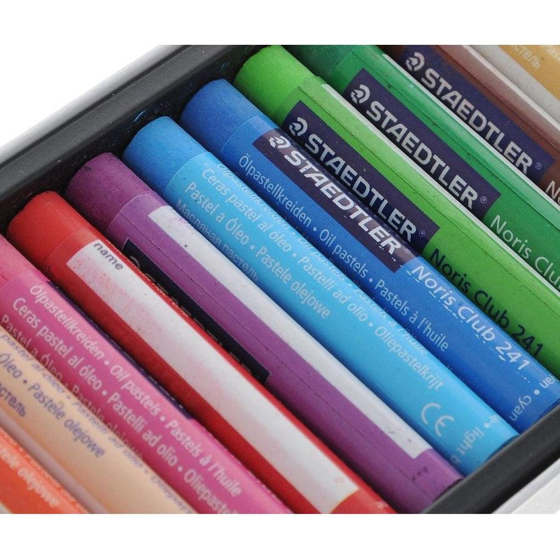 Staedtler 241 Noris Club Oil Pastels Assorted Colours Box 16 241NC16 - SuperOffice