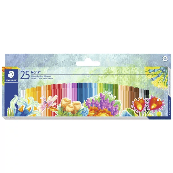 Staedtler 241 Noris Club Oil Pastels Assorted Colours Box 25 241NC25 - SuperOffice