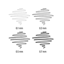 Staedtler 308 Pigment Liner Pens Assorted Nibs Black Pack 4 308 WP4 - SuperOffice