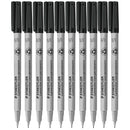 Staedtler 311 Lumocolor Non-Permanent Marker Superfine Black Box 10