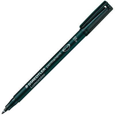 Staedtler 318 Lumocolor Permanent Marker Pen Fine Black 318-9 - SuperOffice