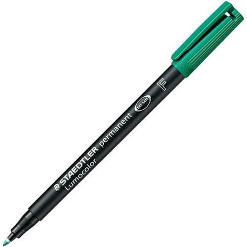 Staedtler 318 Lumocolor Permanent Marker Pen Fine Green 318-5 - SuperOffice