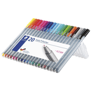 Staedtler 334 Triplus Fibre Tip Pen 0.3mm Assorted Pack 20 334 SB20 - SuperOffice