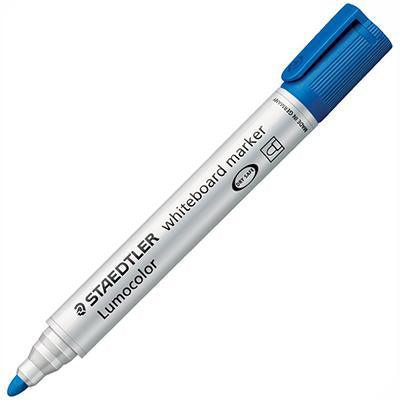 Staedtler 341 Lumocolor Compact Whiteboard Marker Bullet Blue Box 10 341-3 - SuperOffice