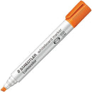 Staedtler 341 Lumocolor Compact Whiteboard Marker Bullet Orange Box 10 341-4 - SuperOffice