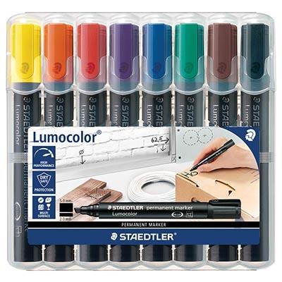 Staedtler 352 Lumocolor Permanent Marker Bullet Point 2.0Mm Assorted Wallet 8 352 WP8 - SuperOffice