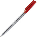 Staedtler 430 Stick Ballpen Medium Red Box 10 430 M-2 - SuperOffice