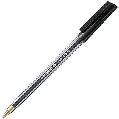 Staedtler 432 Triangular Ballpoint Stick Pen Medium Black Box 10 432M9 - SuperOffice