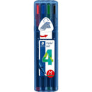 Staedtler 437 Triplus Ballpoint Pen Medium Assorted Pack 4 437 MSB4 - SuperOffice