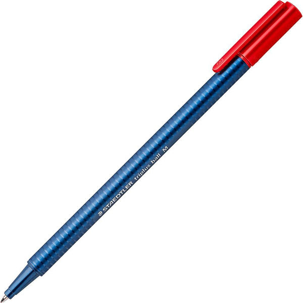 Staedtler 437 Triplus Ballpoint Pen Medium Red Box 10 437 M-2 - SuperOffice