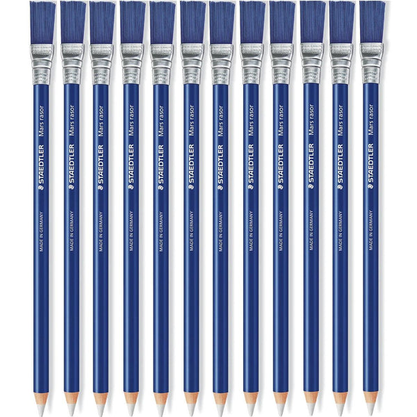 Staedtler 526 Mars Rasor Eraser Pencil With Brush Pack 12 52661 - SuperOffice