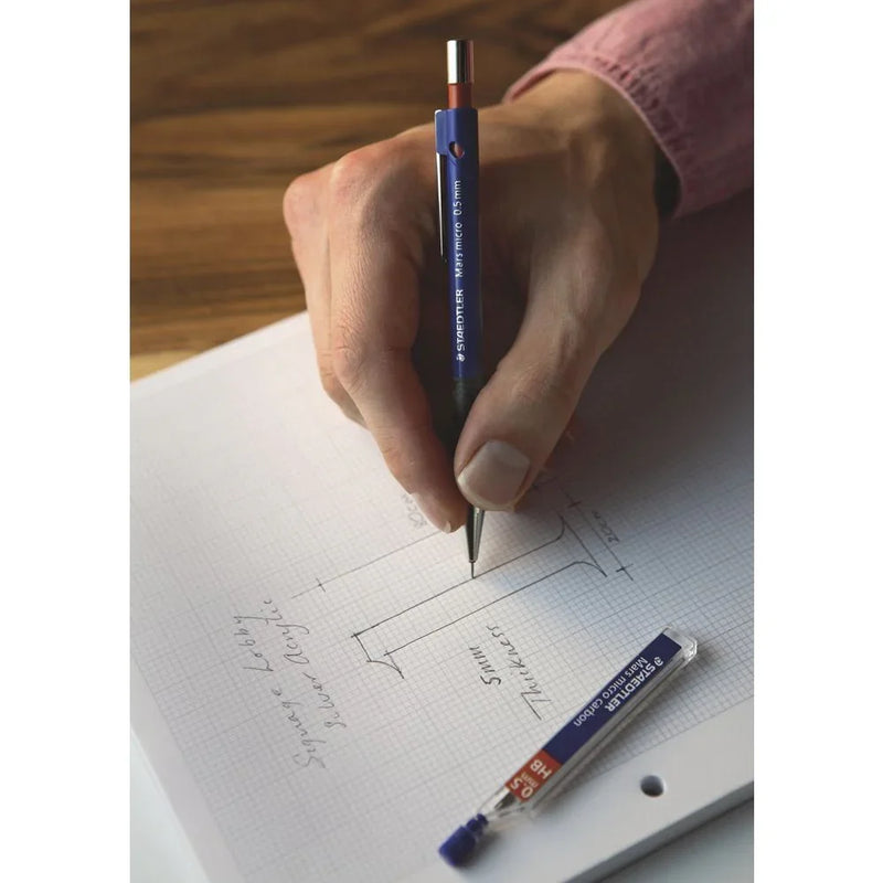 Staedtler 775 Mars Micro Mechanical Pencil Pacer 0.5mm Box 10 77505 (Box 10) - SuperOffice