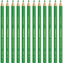 Staedtler Noris Club Maxi Learner Coloured Pencils Green Pack 12 126125 - SuperOffice