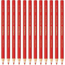 Staedtler Noris Club Maxi Learner Coloured Pencils Red Pack 12 126122 - SuperOffice