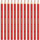 Staedtler Noris Club Maxi Learner Coloured Pencils Red Pack 12 126122 - SuperOffice