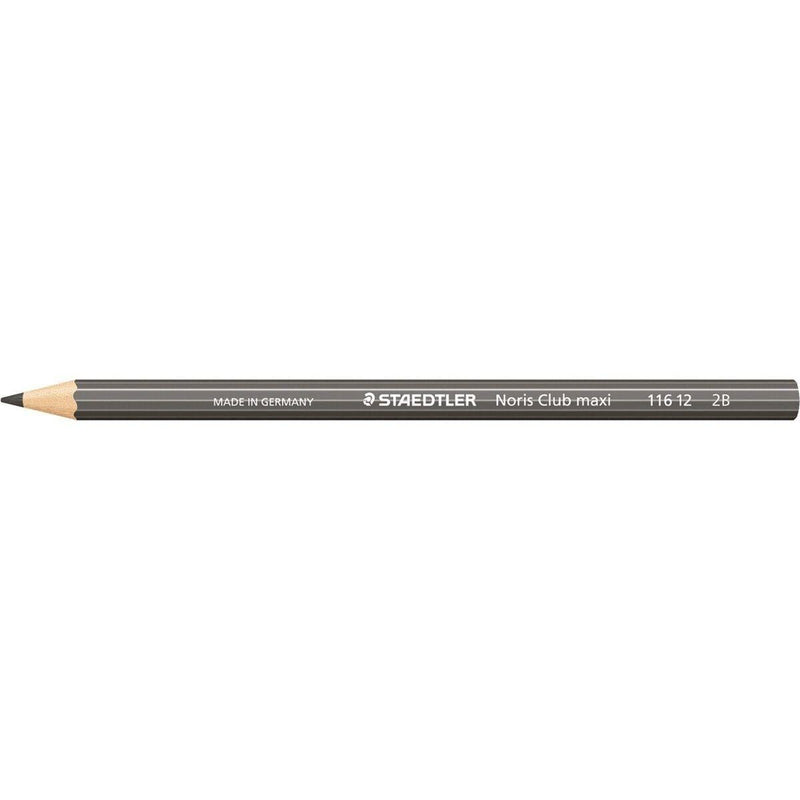 Staedtler Noris Club Maxi Learner Graphite Pencils 2B Box 12 116122B - SuperOffice