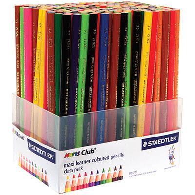 Staedtler Noris Club Maxi Learner Pencils Assorted Classpack 200 12612C200 - SuperOffice