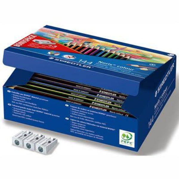 Staedtler Noris Colour Pencils Assorted Classpack 144 185C144 - SuperOffice
