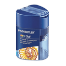 Staedtler Noris Pencil Sharpener Double Hole Barrel Tub Triangular Box 10 BULK 512 128 (Box 10) - SuperOffice