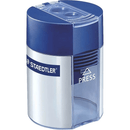 Staedtler Pencil Sharpener Double Hole Barrel Tub Box 10 BULK 512 001 (Box 10) - SuperOffice