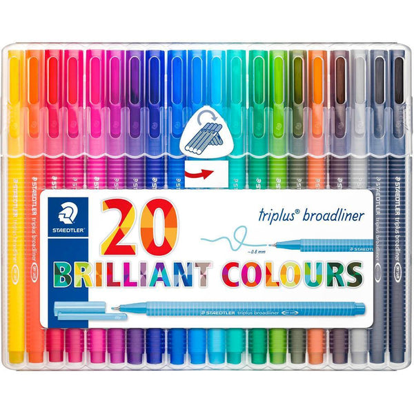 Staedtler Triplus Broadliner Pack 20 338 SB20 - SuperOffice