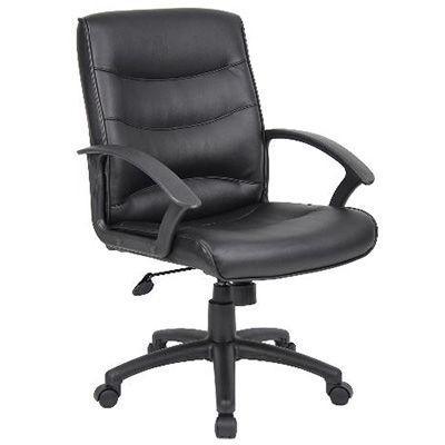 Star Executive Chair Medium Back Pu Black YS111MPU - SuperOffice