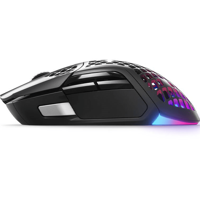 SteelSeries Aerox 5 Gaming Wireless Mouse Ultra Lightweight Black RGB Lights 62406 - SuperOffice