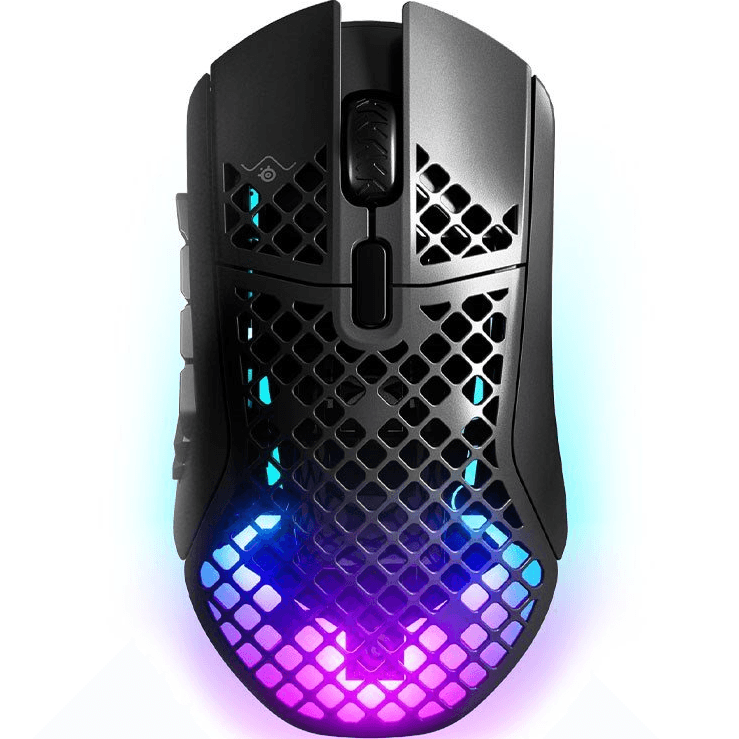 SteelSeries Aerox 9 Gaming Wireless Mouse Ultra Lightweight Black RGB Lights 62618 - SuperOffice