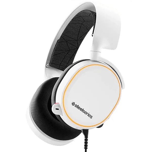 SteelSeries Arctis 5 RGB Gaming Headset Headphones White 61507 - SuperOffice