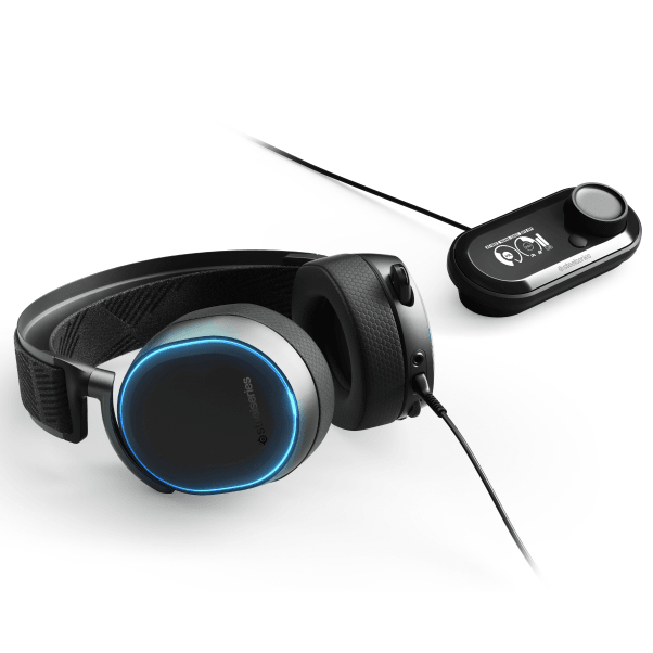 SteelSeries Arctis Pro RGB Wired Gaming Headset Headphones + Gamedac Black 61453 - SuperOffice