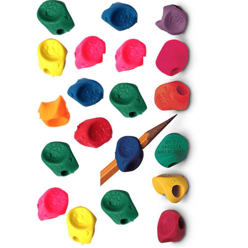 Stetro Pencil Grips Assorted Colours 20 Pack Grip Stetro Grips (20 Pack) - SuperOffice