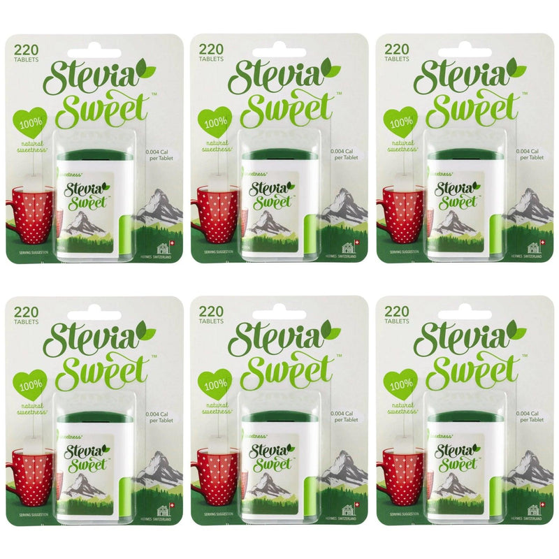 Stevia Sweet Sweetener 220 Tablets Box of 6 7610211149516 - SuperOffice