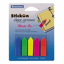 Stick On Arrow Flags 25 Sheets 12 X 45Mm Assorted Pack 5 100852293 - SuperOffice