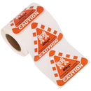Stock Forms Caution 40+kg Labels 80x70mm Orange 250 Labels Roll CAUTION O 80X70 - SuperOffice
