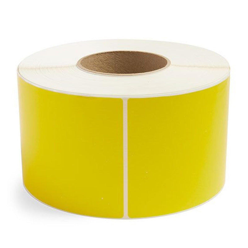 Stock Forms Direct Thermal Labels Permanent Adhesive Non-Perforated 100x150mm Yellow Roll 1000 DTY100150/01 - SuperOffice