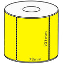 Stock Forms Direct Thermal Labels Permanent Adhesive Non-Perforated 101x73mm Yellow Roll 2000 DTY101X73/01 - SuperOffice