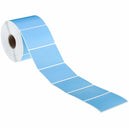 Stock Forms Direct Thermal Labels Permanent Adhesive Perforated 100x100mm Blue Roll 1000 DTB100100/01 - SuperOffice