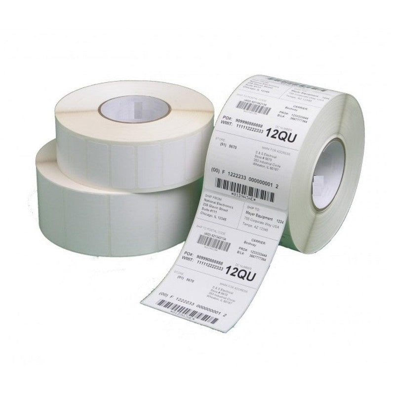 Stock Forms Direct Thermal Labels Permanent Adhesive Perforated 100x150mm White Roll 1000 TD100X150/76 - SuperOffice