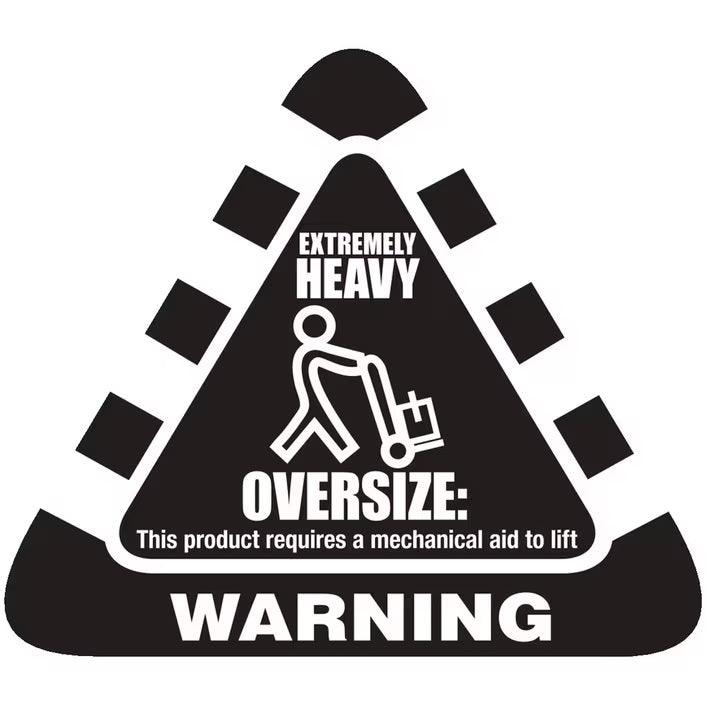 Stock Forms Oversize Labels 80x70mm Black 250 Pack Labels Roll CAUTION B 80X70 - SuperOffice