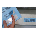 Stock Forms Shelf Labels 24x73mm Yellow 500 Sheets 9000 Labels A4/L18Y - SuperOffice