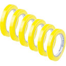 Stylus Bag Sealing PVC Tape Roll 12mmx66m Yellow Pack 6 3670 (6 Pack) - SuperOffice