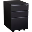Summit Mobile Pedestal 2 Drawers 1 File Drawer 400 X 520 X 620Mm Black YSMMPB - SuperOffice