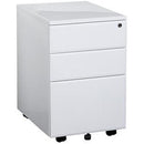 Summit Mobile Pedestal 2 Drawers 1 File Drawer 400 X 520 X 620Mm White YSMMPW - SuperOffice