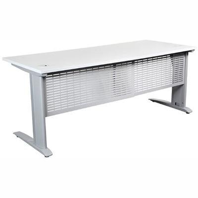 Summit Open Desk With Metal C-Legs 1500 X 750Mm White YSSD1575W - SuperOffice