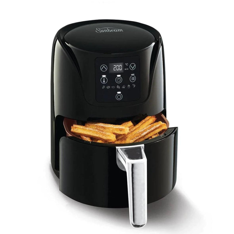 Sunbeam Air Fryer Digital Dura Ceramic 4L Black AFP4100BK - SuperOffice
