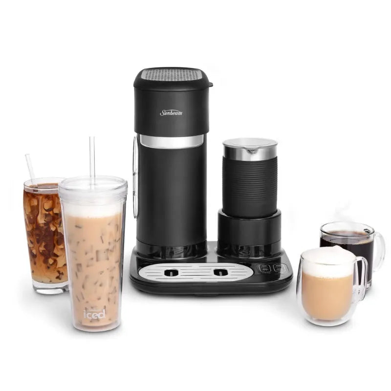 Sunbeam Iced & Hot Coffee Machine with Tumbler Black SDP1500BK - SuperOffice